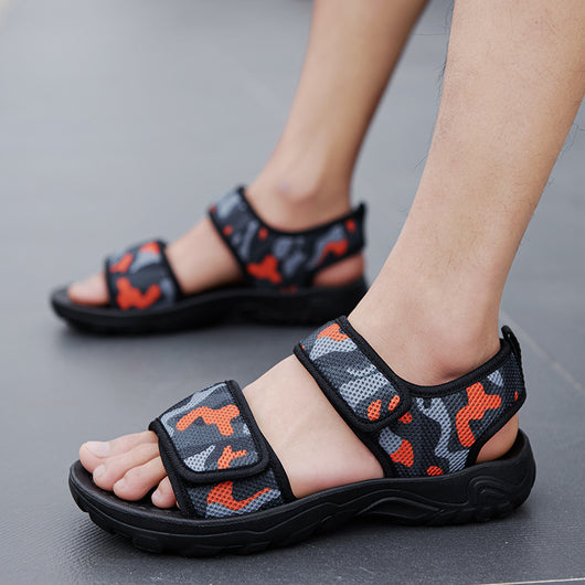 Sandalias Casuales de Verano para Hombre con Cierre de Velcro - Image 3