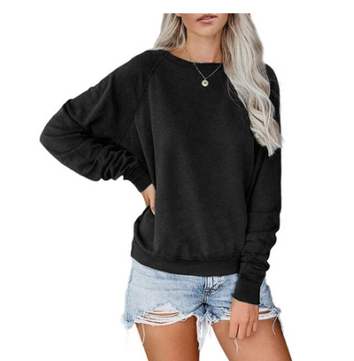 Sudadera Holgada de Manga Larga con Degradado de Color - Image 12