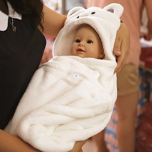 Bata de Baño Infantil con Capucha - Toalla Suave con Diseño de Animales - Image 5