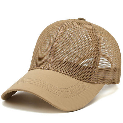 Gorra de Malla Transpirable Unisex para Verano - Gorro Deportivo de Color Sólido - Image 3
