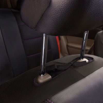 Funda de Asiento de Auto con Costura Sándwich en Cuero PU Premium - Image 35