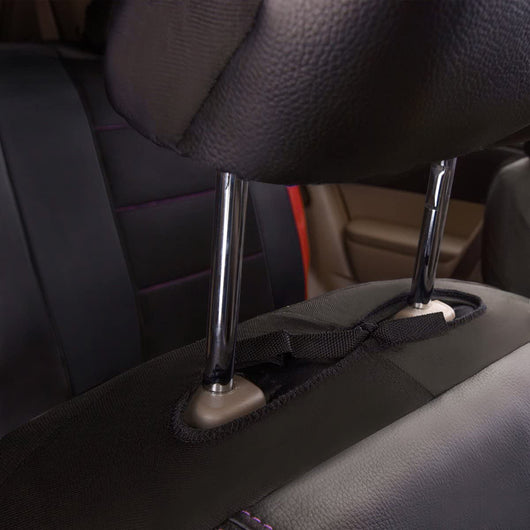 Funda de Asiento de Auto con Costura Sándwich en Cuero PU Premium - Image 35