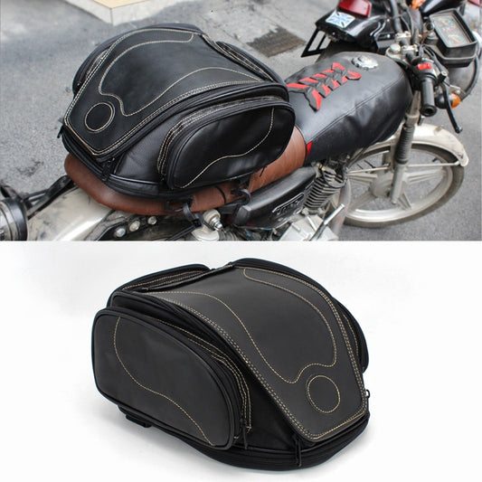 Bolsa Retro para Moto con Almacenamiento de Casco Impermeable
