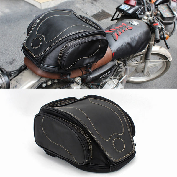 Bolsa Retro para Moto con Almacenamiento de Casco Impermeable