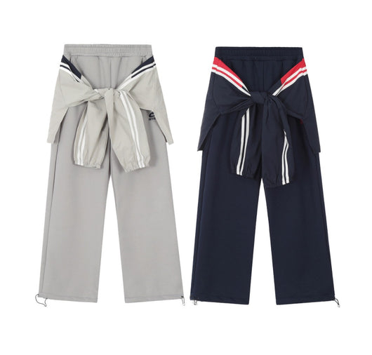 Pantalones de Buzo con Diseño de Tiras y Forro Polar - Image 10