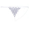 Round Rhinestone Body Chain European and American Sexy Beach Bikini Breast Chain Women Silver Panties