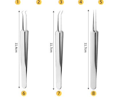 Set de Agujas de Acero Inoxidable para Eliminar Puntos Negros y Acné - Image 9