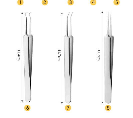 Set de Agujas de Acero Inoxidable para Eliminar Puntos Negros y Acné - Image 9