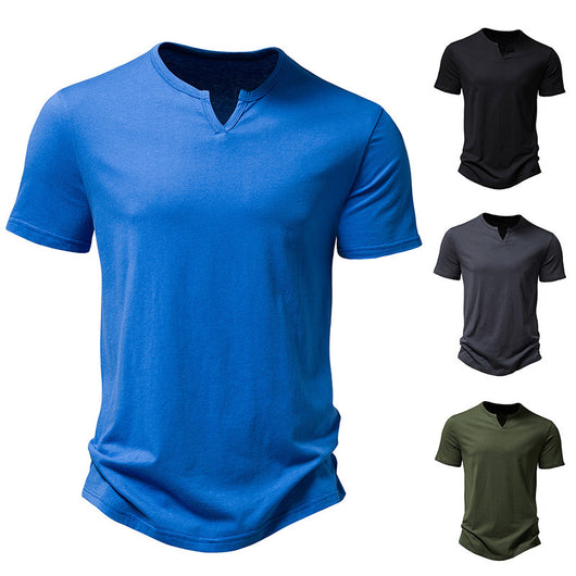 Camiseta Manga Corta Cuello Notch Venice Talla Grande Hombre - Image 4