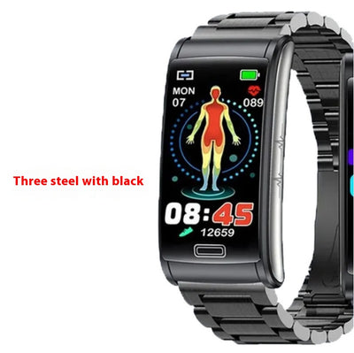 Reloj Inteligente con Monitoreo de Glucosa sin Invasión E600 - Image 27