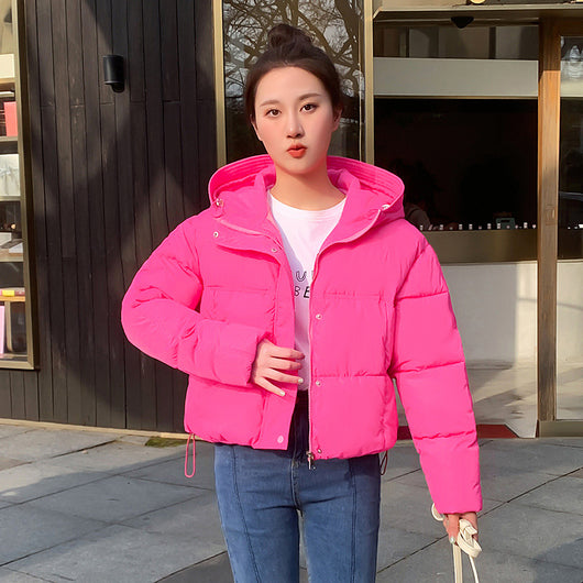 Chaqueta Corta Acolchada con Capucha para Mujer - Estilo Casual - Image 13