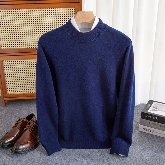 Suéter de Cuello Medio en Lana para Hombre - Image 3