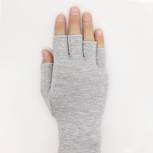 Guantes de Cuidado Preventivo en Fibra de Carbón de Bambú Gris Claro - Image 3