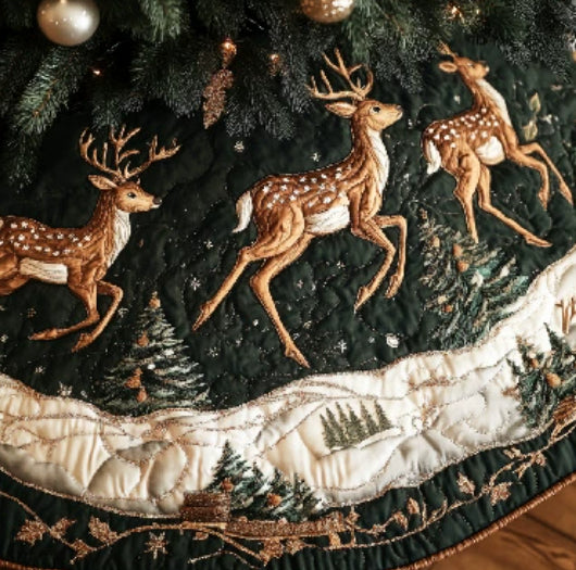 Tapete Navideño Árbol de Navidad para Decoraciones y Celebraciones Festivas - Image 9