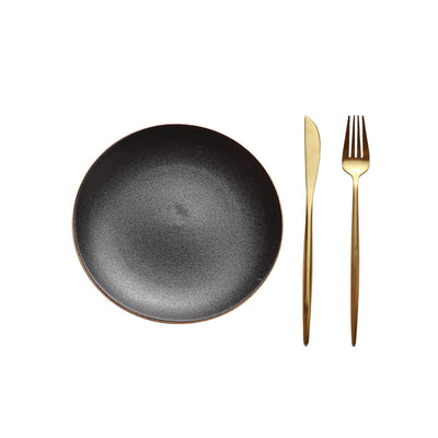 Plato Llano Redondo para Carnes - Diseño Occidental Moderno - Image 3