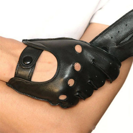 Guantes de Cuero para Conducir con Pantalla Táctil - Image 16