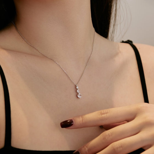 Conjunto de Anillo, Collar y Aretes de Plata 925 con Circonita Redonda - Image 9