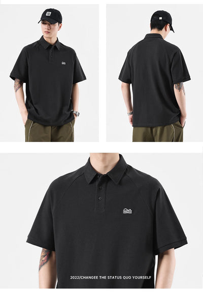 Polo Deconstruido con Costuras Americanas de Manga Corta para Hombre - Image 13
