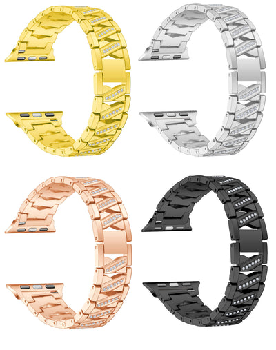 Correa Metálica de Diamantes para Apple Watch - Elegancia y Estilo - Image 11