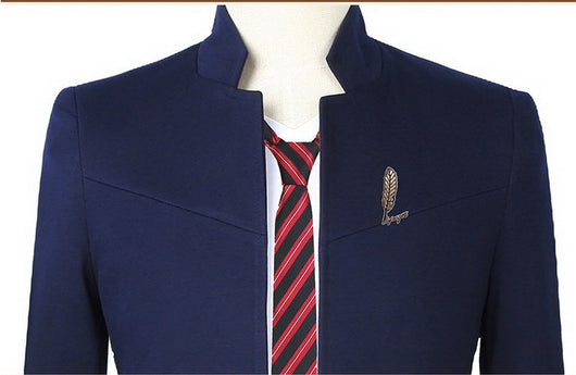 Abrigo Casual Slim Fit de Color Liso para Hombre - Image 6