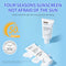 Protector Solar Facial 2 en 1 con Base de Maquillaje, Protección UV y Efecto Blanqueador Antiedad