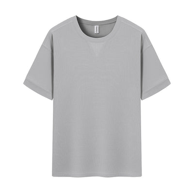 Camiseta Manga Corta Textura Waffle para Hombre - Image 9