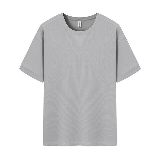 Camiseta Manga Corta Textura Waffle para Hombre - Image 9