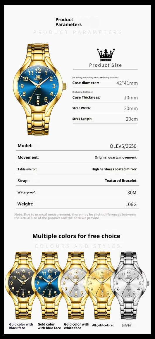 Reloj de Cuarzo para Hombre con Diseño Tridimensional Versátil - Image 8