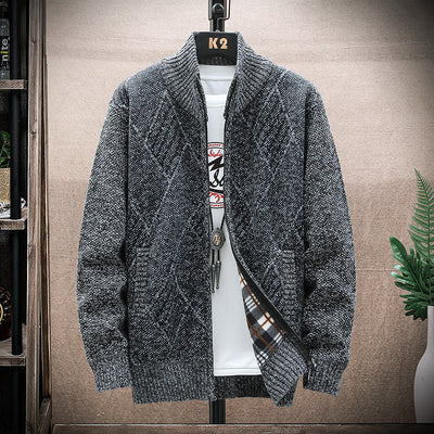 Suéter Casual con Cuello Tipo Abrigo - Tejido Elegante y Versátil - Image 3