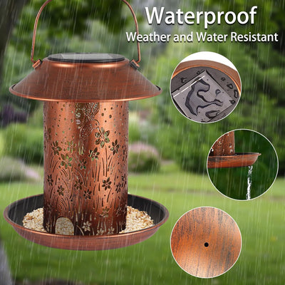 Lámpara Solar Decorativa para Jardín - Diseño de Hierro Artístico Impermeable - Image 8