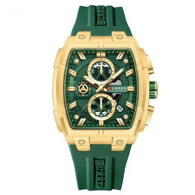 Reloj de Pulsera Hombre Impermeable con Calendario y Seis Agujas - Image 7