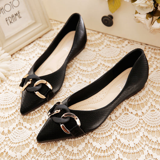 Zapatos de Punta Fina con Suela Suave y Boca Shallow - Image 10