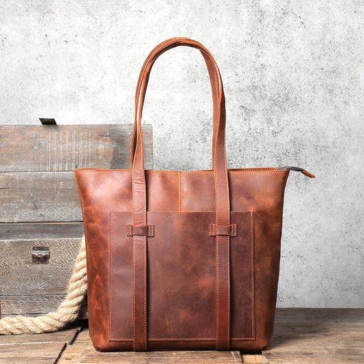 Bolso de Hombro para Mujer en Cuero Genuino - Capacidad Extra Grande - Image 5