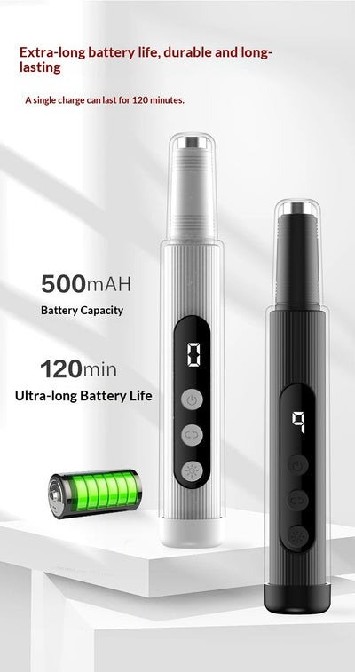 Limadora de Uñas Eléctrica 2 en 1 con Luz LED - Máquina de Manicura Recargable - Image 11