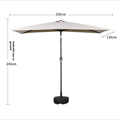 Sombrilla Rectangular Impermeable para Terraza y Patio - Protección Solar 4 Esquinas - Image 20