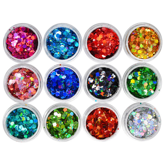 Set de 24 Esmaltes de Uñas con Brillo Glitter Deslumbrante - Image 13