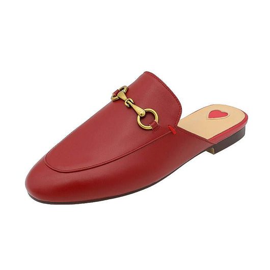 Sandalias Baotou de Cuero con Detalle Horsebit - Comodidad y Estilo para Mujer - Image 11