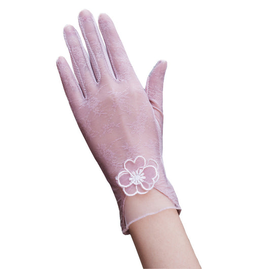 Guantes Femeninos de Seda de Hielo con Protección UV - Image 19