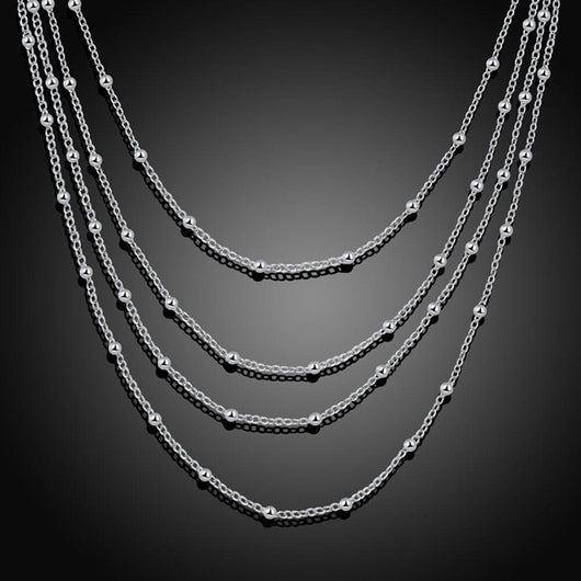 Collar de Perlas con Chapado en Plata - Image 10