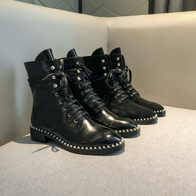 Botas Martin con Cordones Estilo Británico para Mujer - Otoño - Image 6