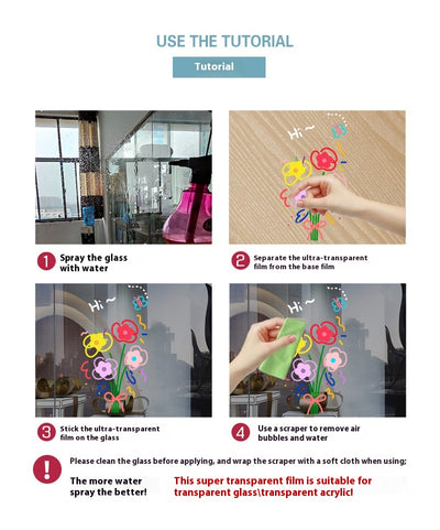 Pegatinas Decorativas de Flores para Ventanas - Adhesivos Estáticos Reutilizables - Image 14
