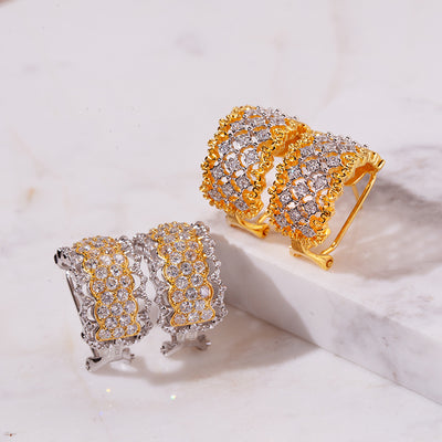 Aretes Vintage de Encaje Estrella Europeos y Americanos - Image 5