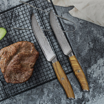 Cuchillo Damasco para Carne Acero Inoxidable Premium - Image 3