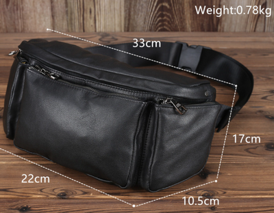 Bolsa Mensajera de Cuero Vacuno Gran Capacidad - Image 11