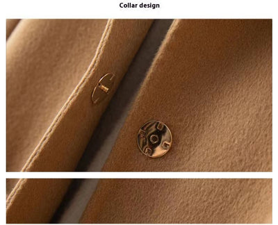 Abrigo de Cachemir Reversible Talla Grande con Cuello Marinero - Image 7