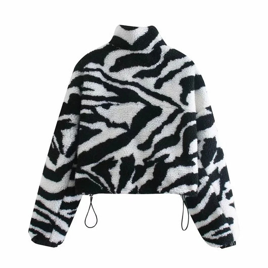 Abrigo de Cuello Alto Lana de Cordero y Algodón - Estilo Europeo Otoño Invierno - Image 18
