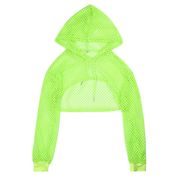 Blusa Transpirable con Encaje Calado y Protección Solar para Mujer