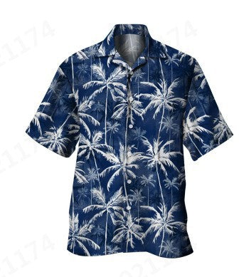 Camisa Estampada Elástica de Fibra de Acetato para Hombre - Image 16