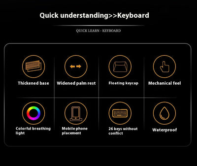 Teclado Mecánico Gaming con Perilla de Control Ergonómica - Image 35
