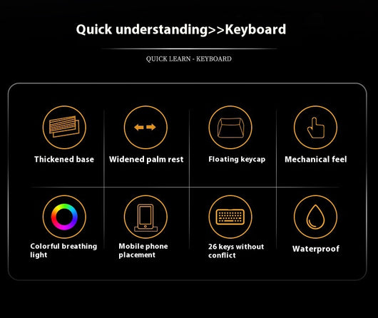 Teclado Mecánico Gaming con Perilla de Control Ergonómica - Image 35